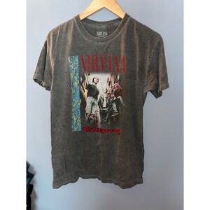 Nirvana Nevermind T Shirt Gray M Band Tee Grunge 90s‎ Music Merch